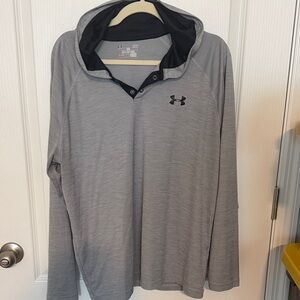 Under Armour Men's Light Gray Hoodie